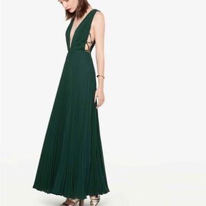 Fame and Partners x Free People-NWT Allegra Forest Green Sleeveless Maxi Dress